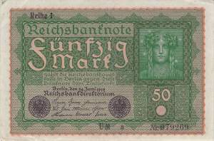 50 Mark 1919 ro.62a UM